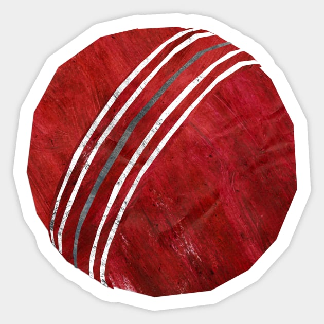 Cricket ball Sticker by Babban Gaelg